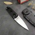lame de chasse en acier satiné 5
