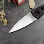 lame de chasse en acier satiné 3