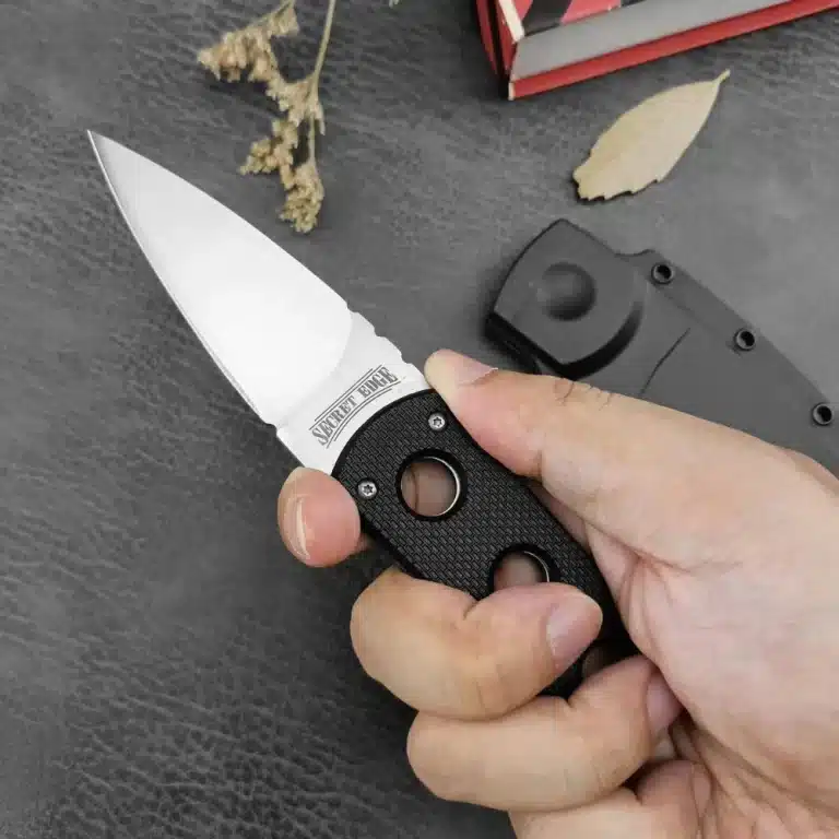 lame de chasse en acier satiné 4