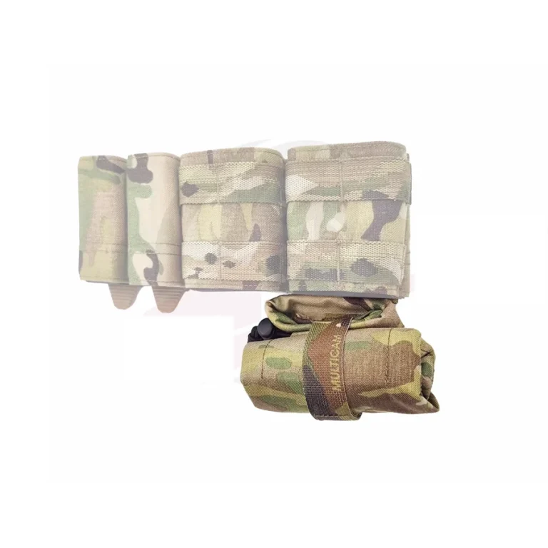 Pochette tactique MOLLE repliable pour étuis vides 6