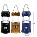 Lampe de Camping portative solaire 12