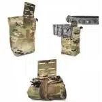 Pochette tactique MOLLE repliable pour étuis vides 1