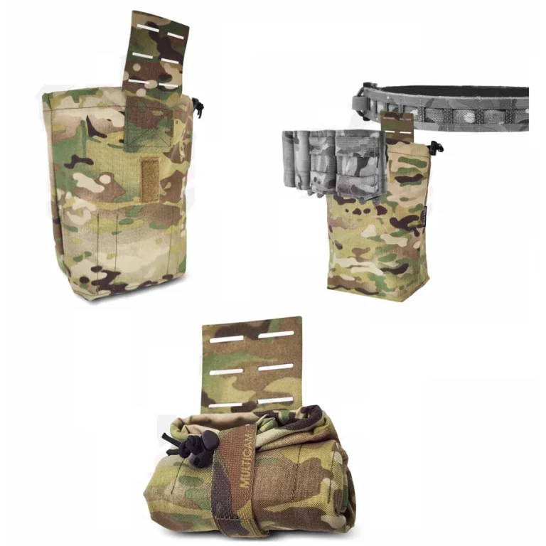 Pochette tactique MOLLE repliable pour étuis vides 1
