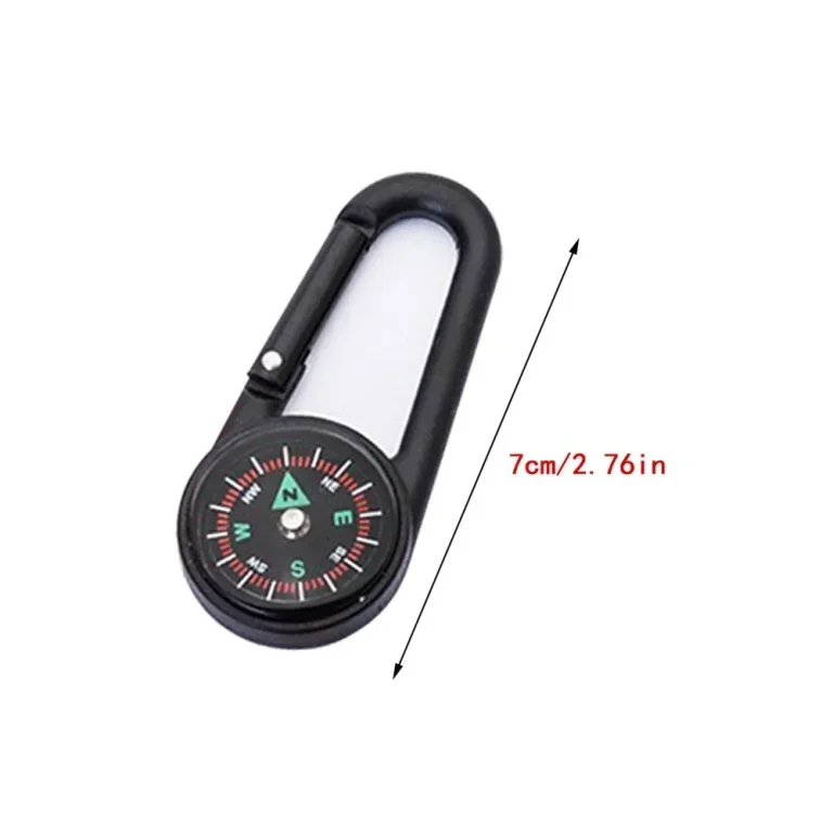 Mousqueton boussole de survie 6